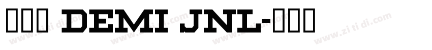 触控笔 Demi JNL字体转换
